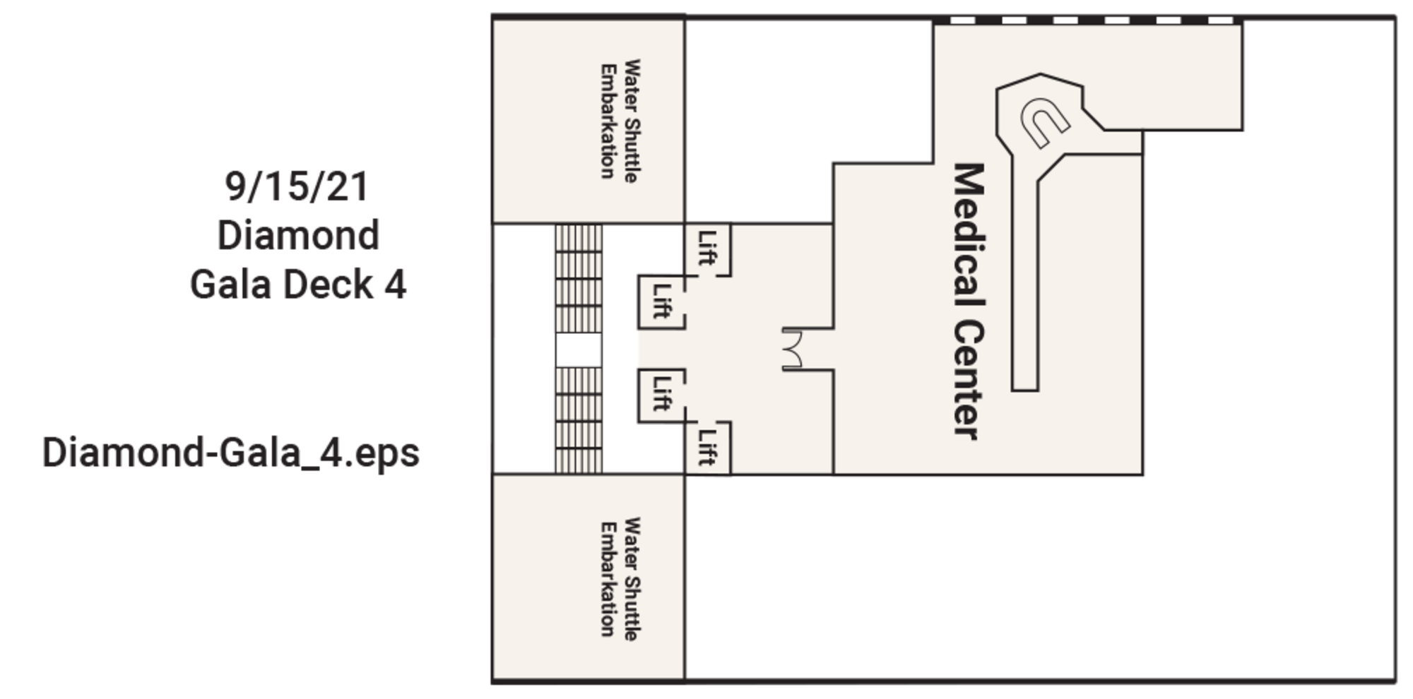 Deck 4 - Gala plan